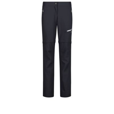 CMP Damen Zip-off-Wanderhose schwarz