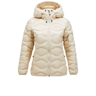 PEAK PERFORMANCE Damen Helium Daunen Kapuzenjacke beige