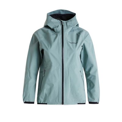 PEAK PERFORMANCE Damen Gore Tex Pac Jacke Ashen Green