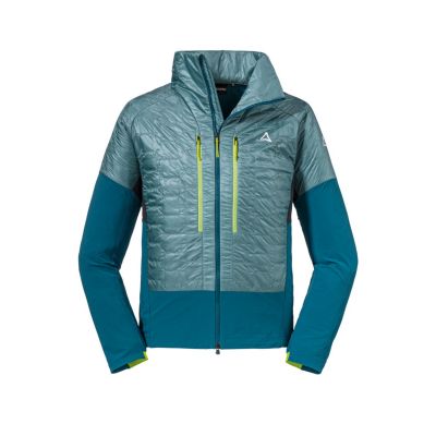 SCHÖFFEL Herren Hybrid Jacke Flow Trail L Hellblau